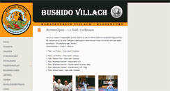 Desktop Screenshot of bushido-villach.at